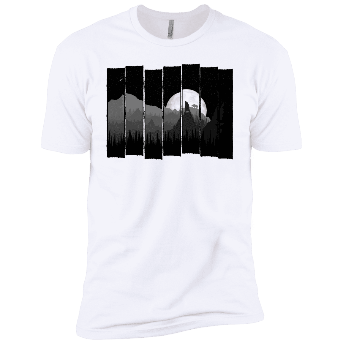 T-Shirts White / X-Small Bear Slats Men's Premium T-Shirt