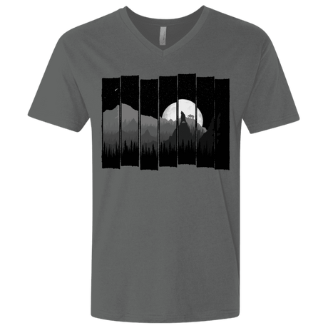 T-Shirts Heavy Metal / X-Small Bear Slats Men's Premium V-Neck