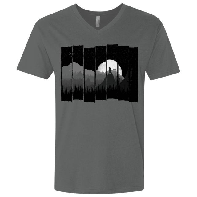T-Shirts Heavy Metal / X-Small Bear Slats Men's Premium V-Neck