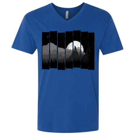 T-Shirts Royal / X-Small Bear Slats Men's Premium V-Neck