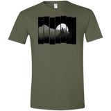 T-Shirts Military Green / S Bear Slats Men's Semi-Fitted Softstyle
