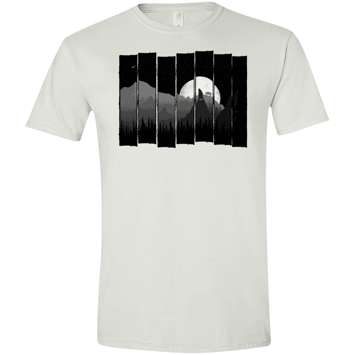 T-Shirts White / X-Small Bear Slats Men's Semi-Fitted Softstyle