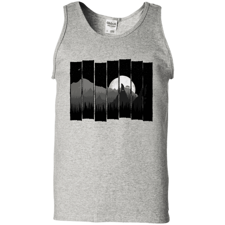 T-Shirts Ash / S Bear Slats Men's Tank Top