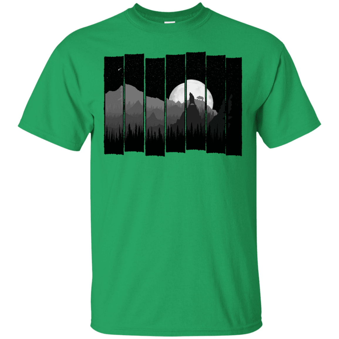 T-Shirts Irish Green / S Bear Slats T-Shirt