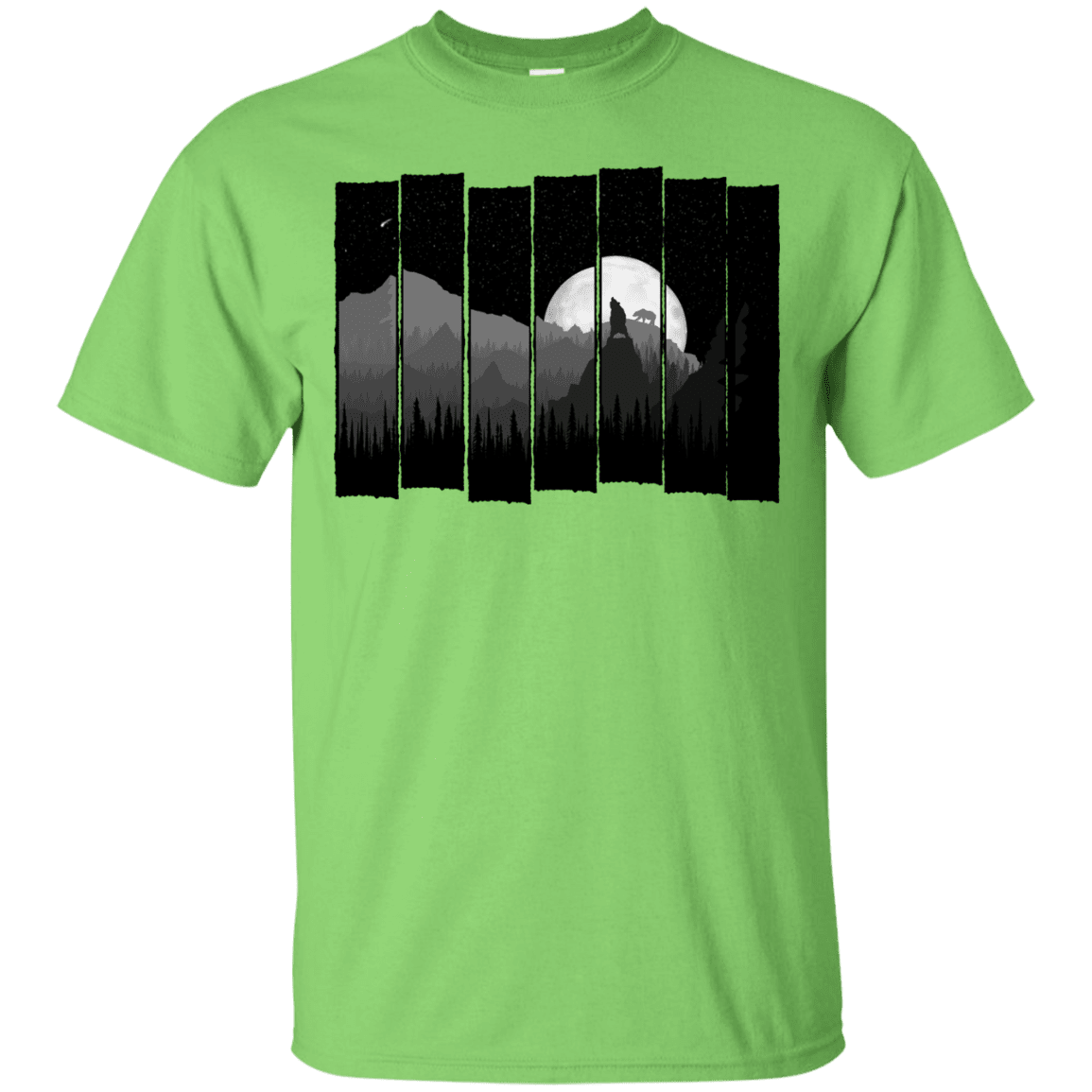 T-Shirts Lime / S Bear Slats T-Shirt