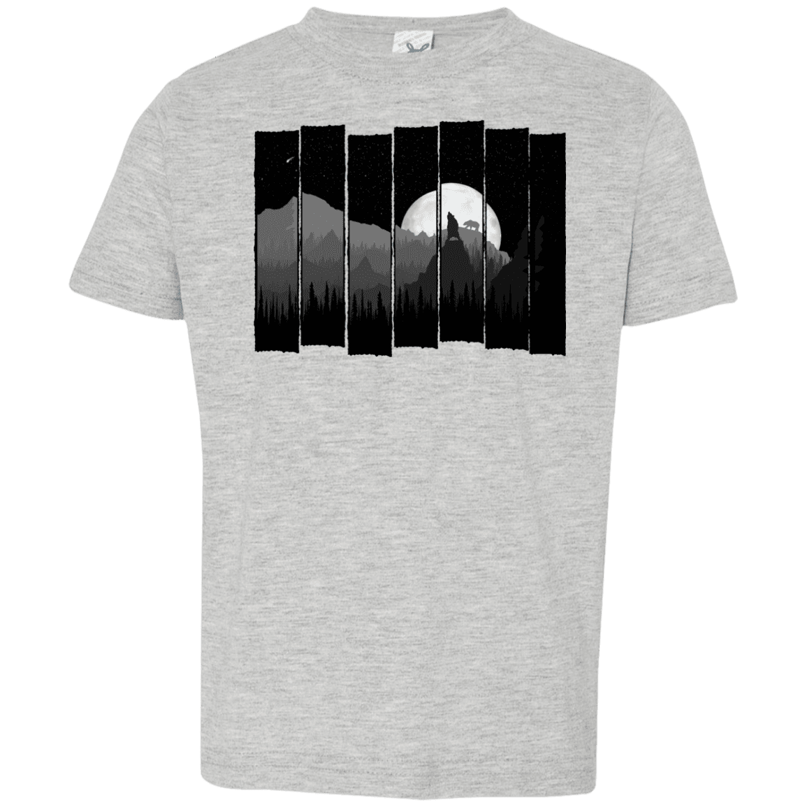 T-Shirts Heather Grey / 2T Bear Slats Toddler Premium T-Shirt