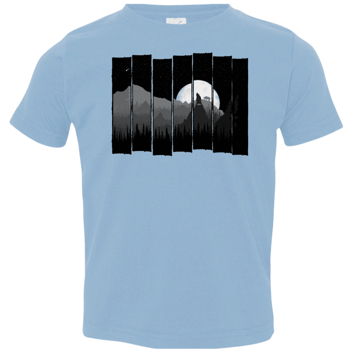 T-Shirts Light Blue / 2T Bear Slats Toddler Premium T-Shirt