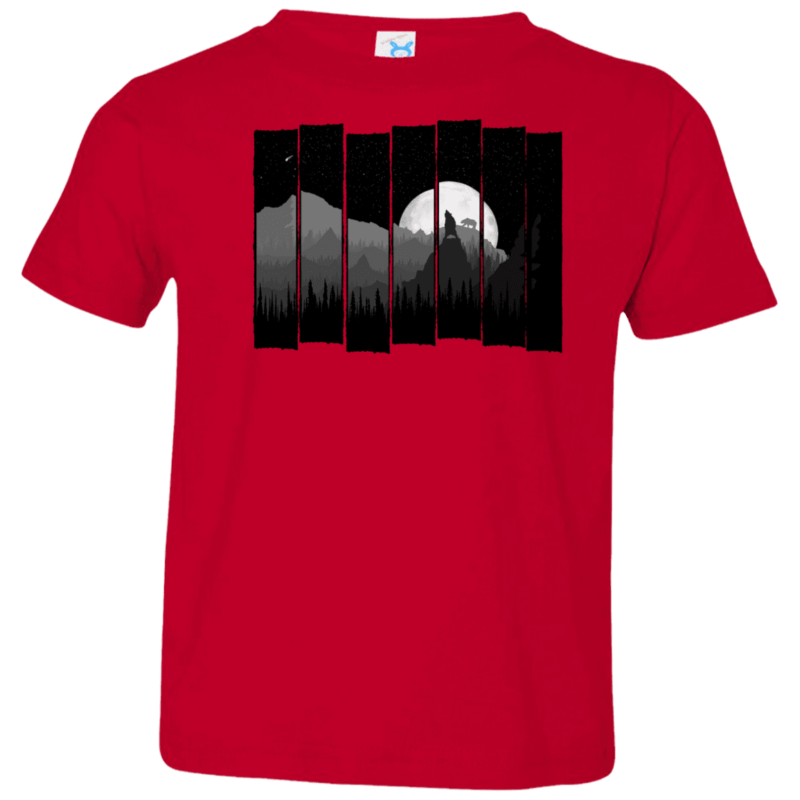 T-Shirts Red / 2T Bear Slats Toddler Premium T-Shirt