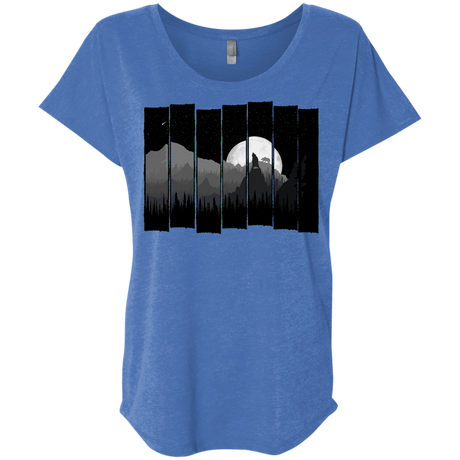 T-Shirts Vintage Royal / X-Small Bear Slats Triblend Dolman Sleeve