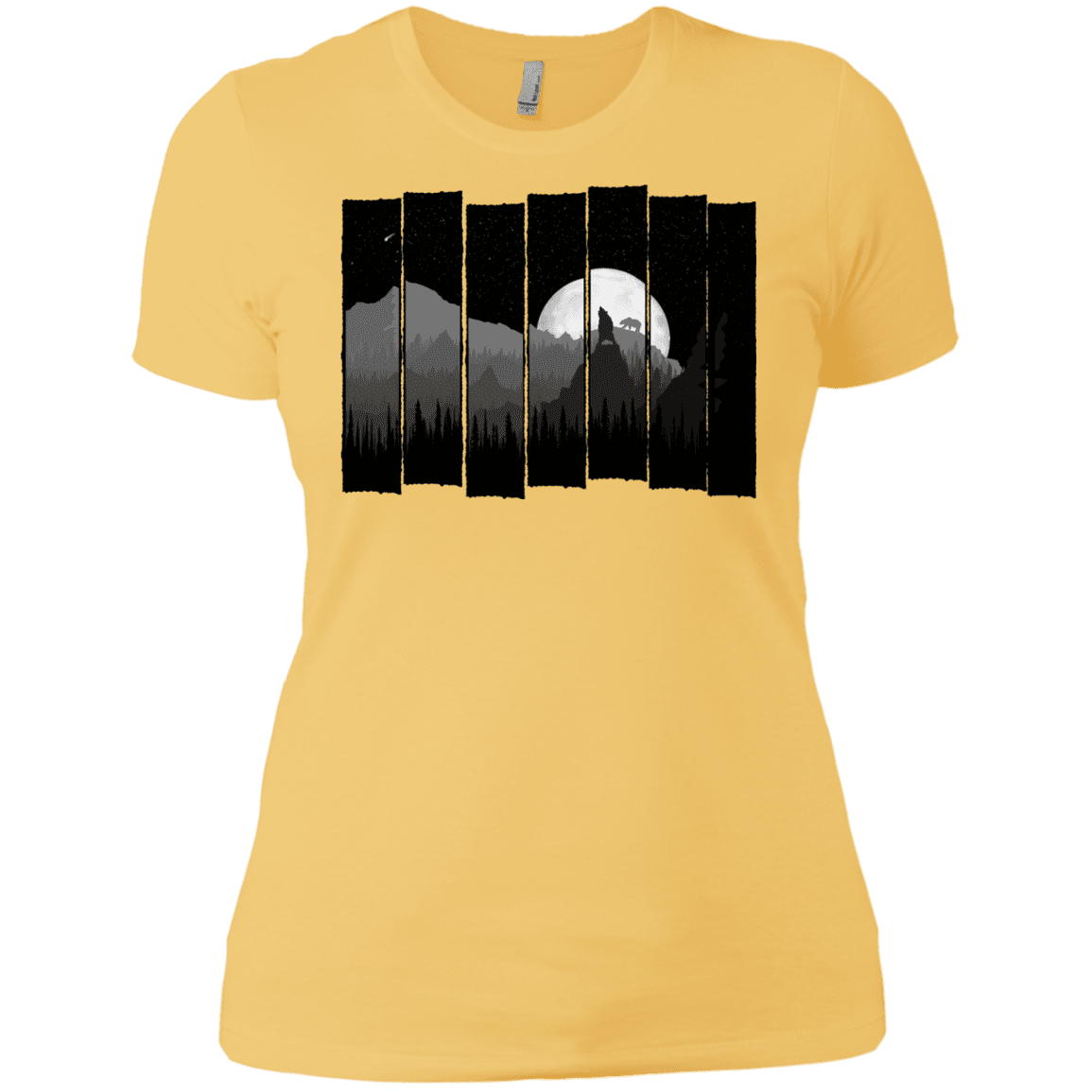 T-Shirts Banana Cream/ / X-Small Bear Slats Women's Premium T-Shirt