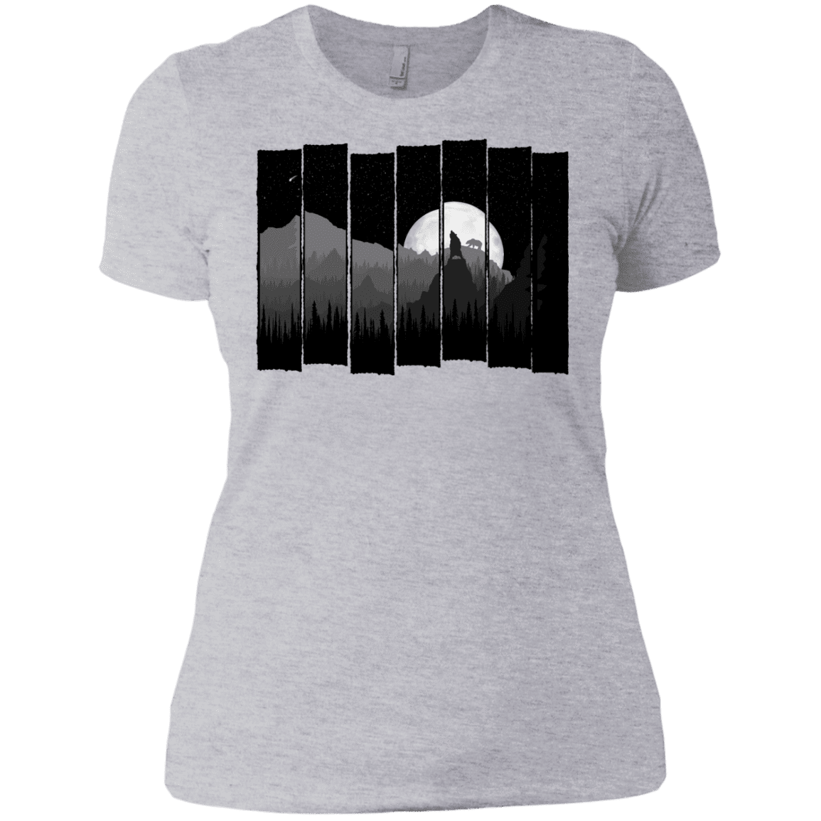 T-Shirts Heather Grey / X-Small Bear Slats Women's Premium T-Shirt