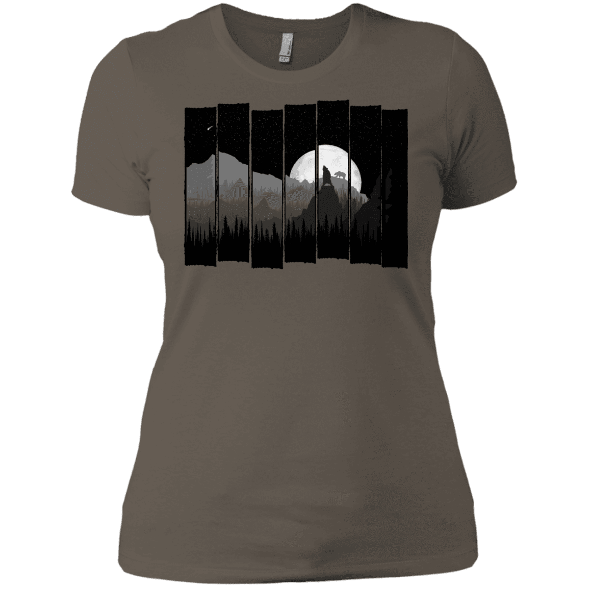 T-Shirts Warm Grey / X-Small Bear Slats Women's Premium T-Shirt