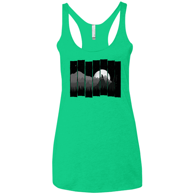 T-Shirts Envy / X-Small Bear Slats Women's Triblend Racerback Tank