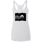 T-Shirts Heather White / X-Small Bear Slats Women's Triblend Racerback Tank