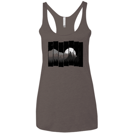 T-Shirts Macchiato / X-Small Bear Slats Women's Triblend Racerback Tank