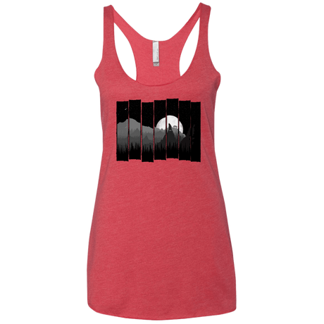 T-Shirts Vintage Red / X-Small Bear Slats Women's Triblend Racerback Tank