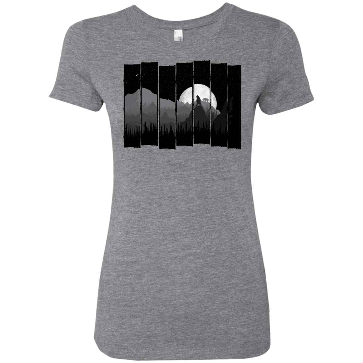 T-Shirts Premium Heather / S Bear Slats Women's Triblend T-Shirt