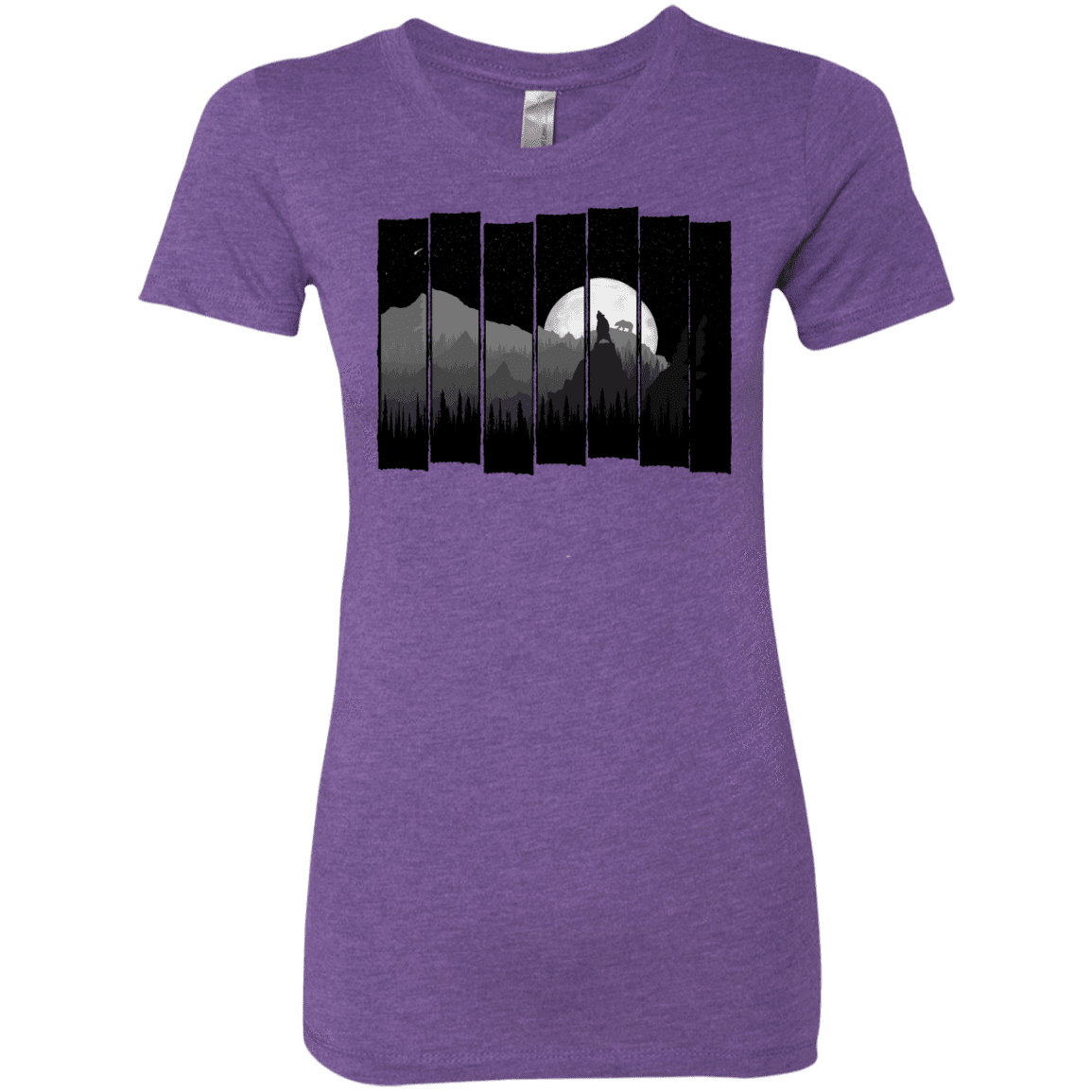 T-Shirts Purple Rush / S Bear Slats Women's Triblend T-Shirt