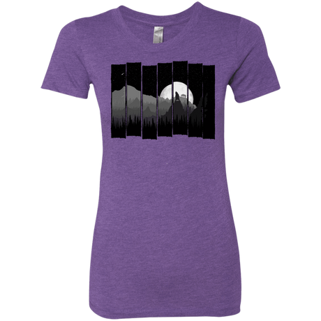 T-Shirts Purple Rush / S Bear Slats Women's Triblend T-Shirt