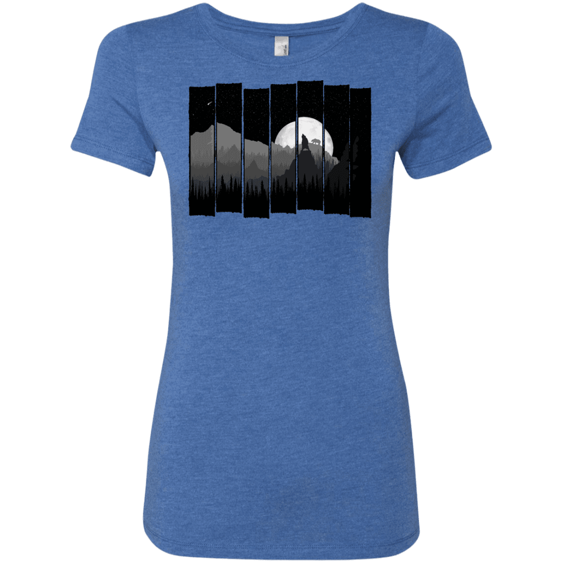 T-Shirts Vintage Royal / S Bear Slats Women's Triblend T-Shirt