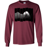 T-Shirts Maroon / YS Bear Slats Youth Long Sleeve T-Shirt