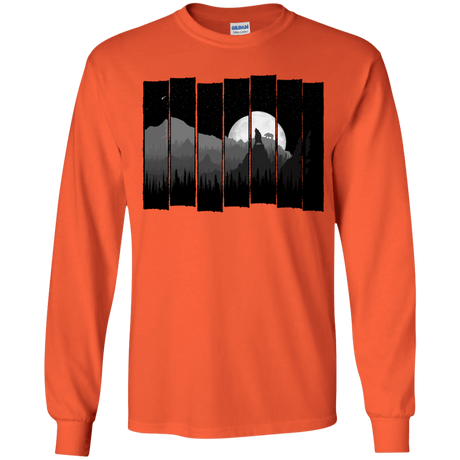 T-Shirts Orange / YS Bear Slats Youth Long Sleeve T-Shirt