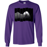 T-Shirts Purple / YS Bear Slats Youth Long Sleeve T-Shirt