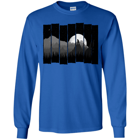 T-Shirts Royal / YS Bear Slats Youth Long Sleeve T-Shirt