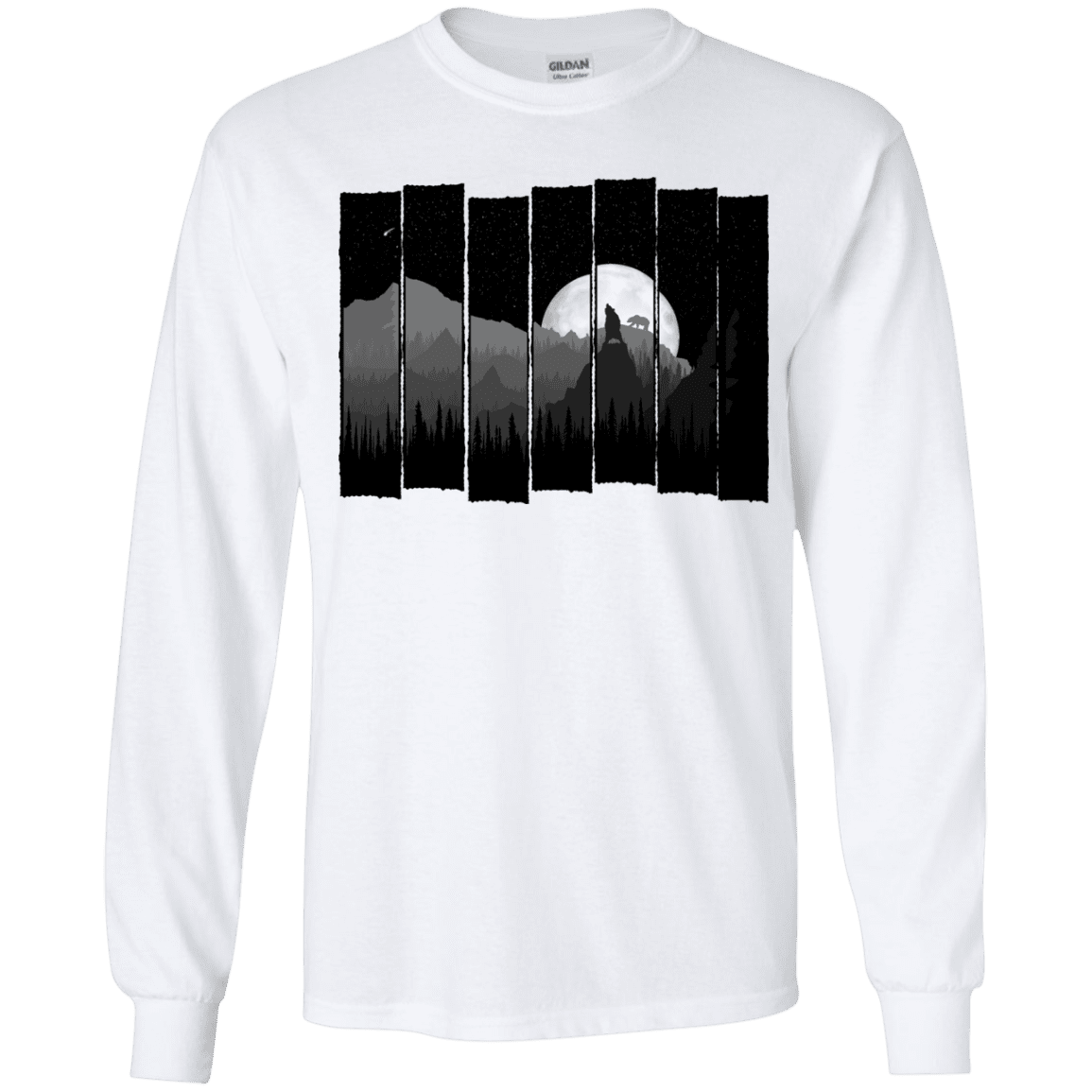 T-Shirts White / YS Bear Slats Youth Long Sleeve T-Shirt