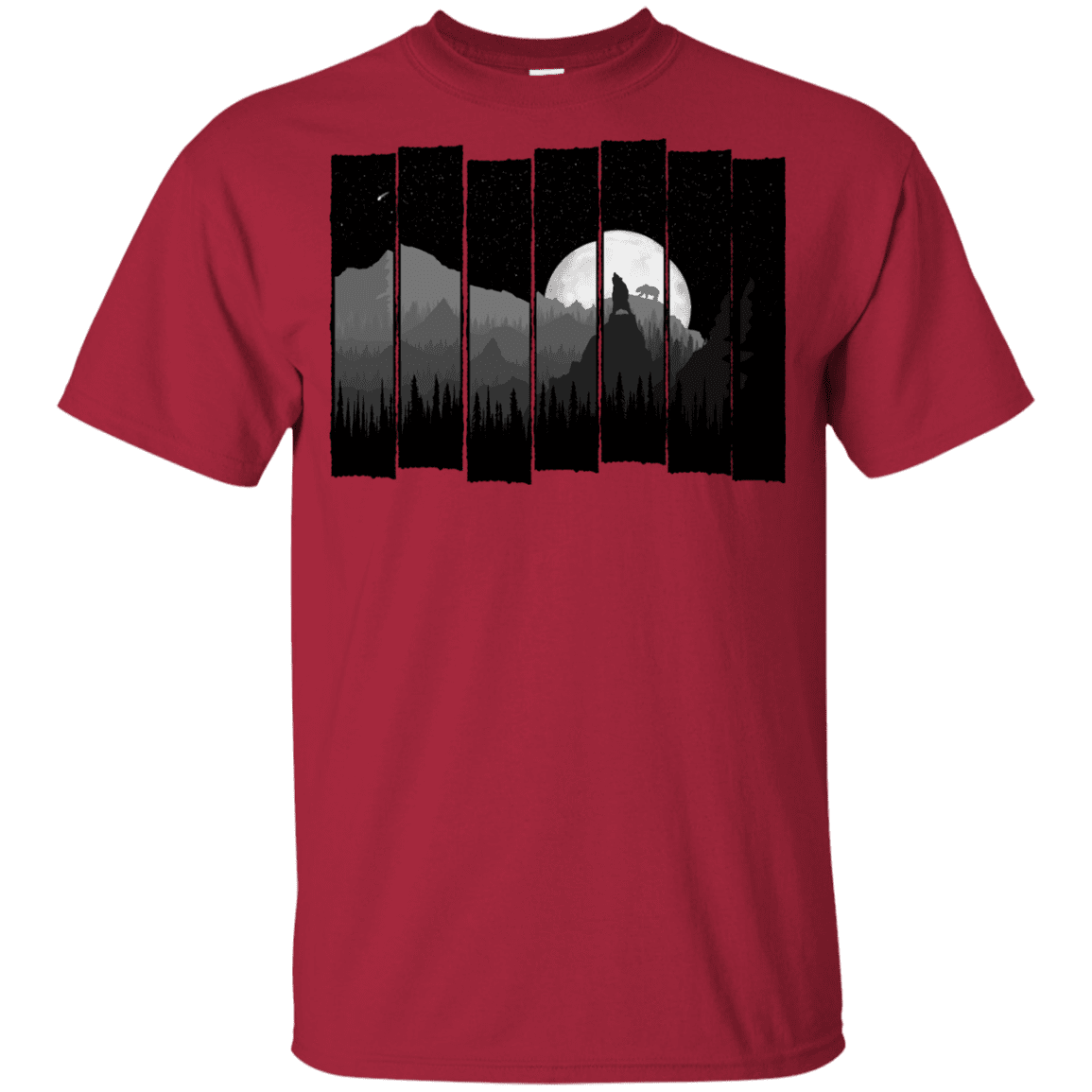 T-Shirts Cardinal / YXS Bear Slats Youth T-Shirt