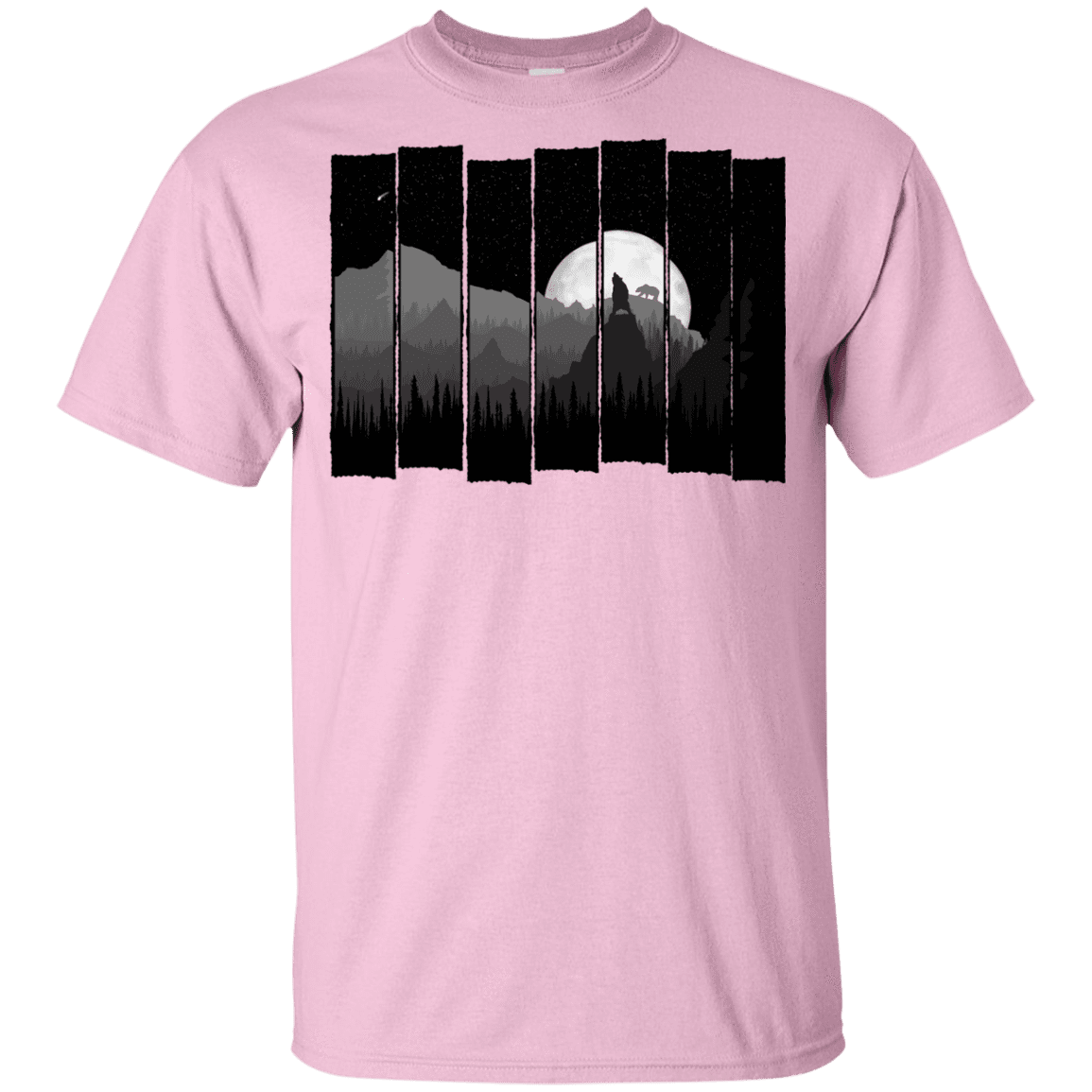 T-Shirts Light Pink / YXS Bear Slats Youth T-Shirt