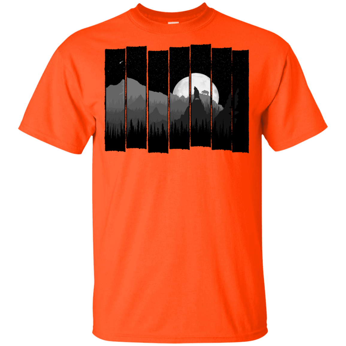 T-Shirts Orange / YXS Bear Slats Youth T-Shirt