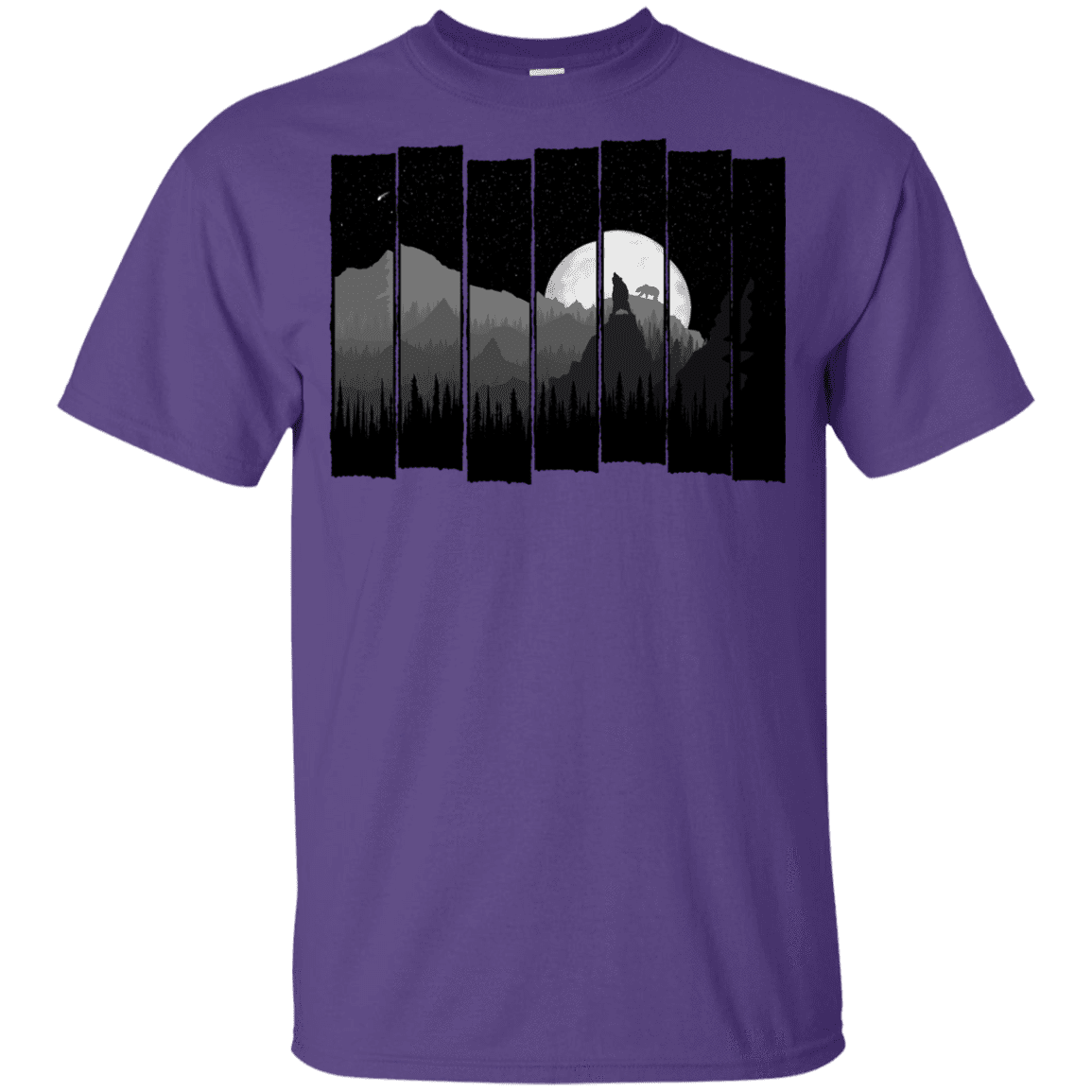T-Shirts Purple / YXS Bear Slats Youth T-Shirt