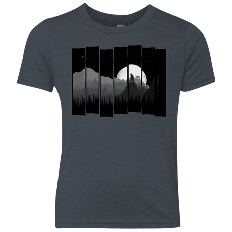 T-Shirts Vintage Navy / YXS Bear Slats Youth Triblend T-Shirt