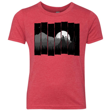 T-Shirts Vintage Red / YXS Bear Slats Youth Triblend T-Shirt