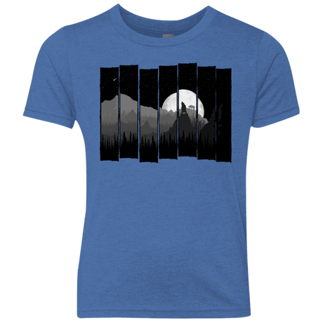 T-Shirts Vintage Royal / YXS Bear Slats Youth Triblend T-Shirt