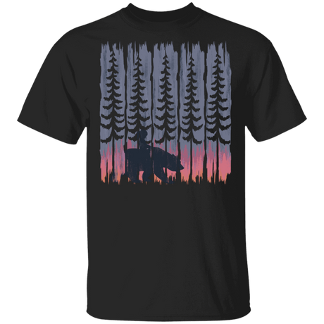T-Shirts Black / S Bear Walk Pines T-Shirt