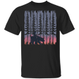 T-Shirts Black / S Bear Walk Pines T-Shirt