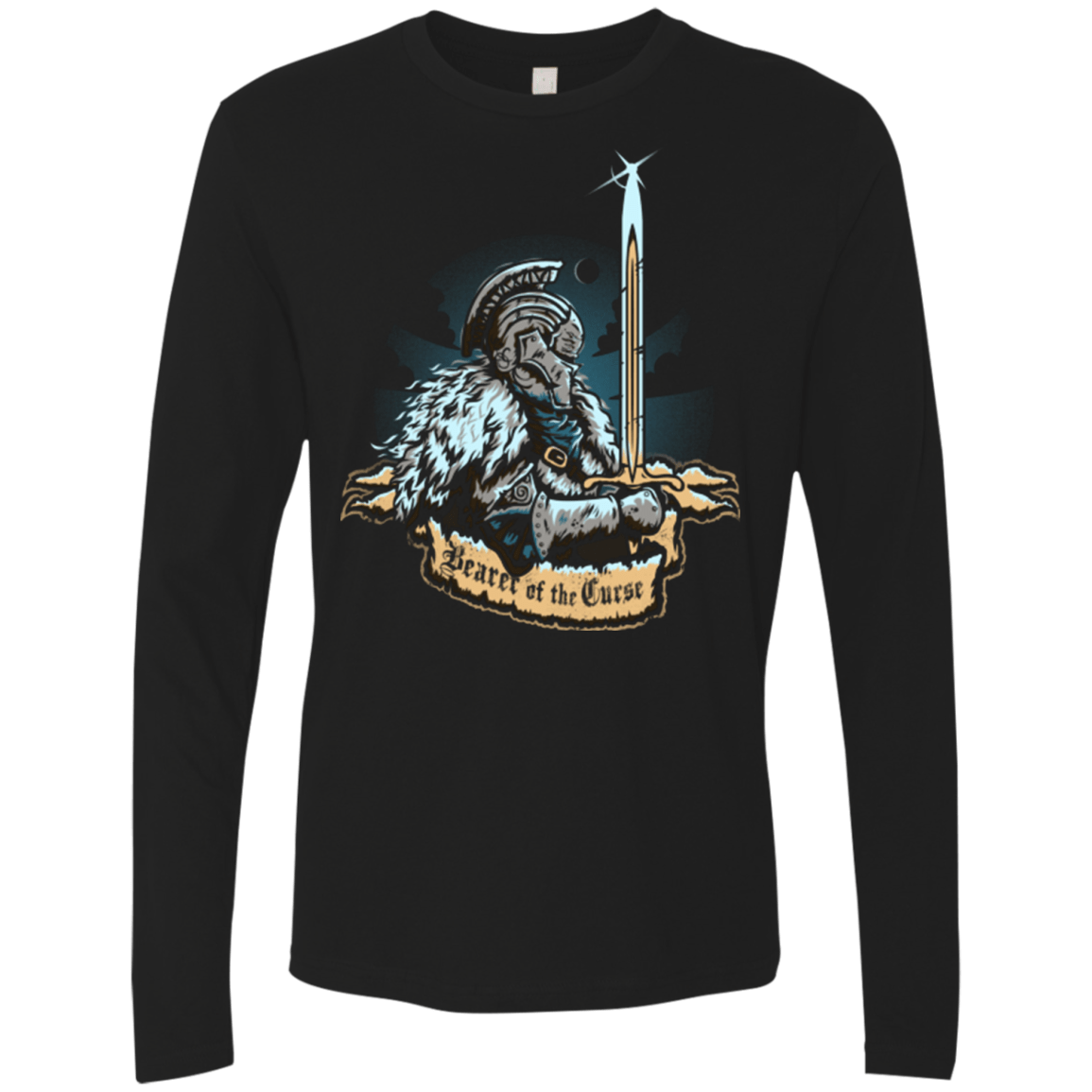 T-Shirts Black / Small Bearer of the Curse Men's Premium Long Sleeve