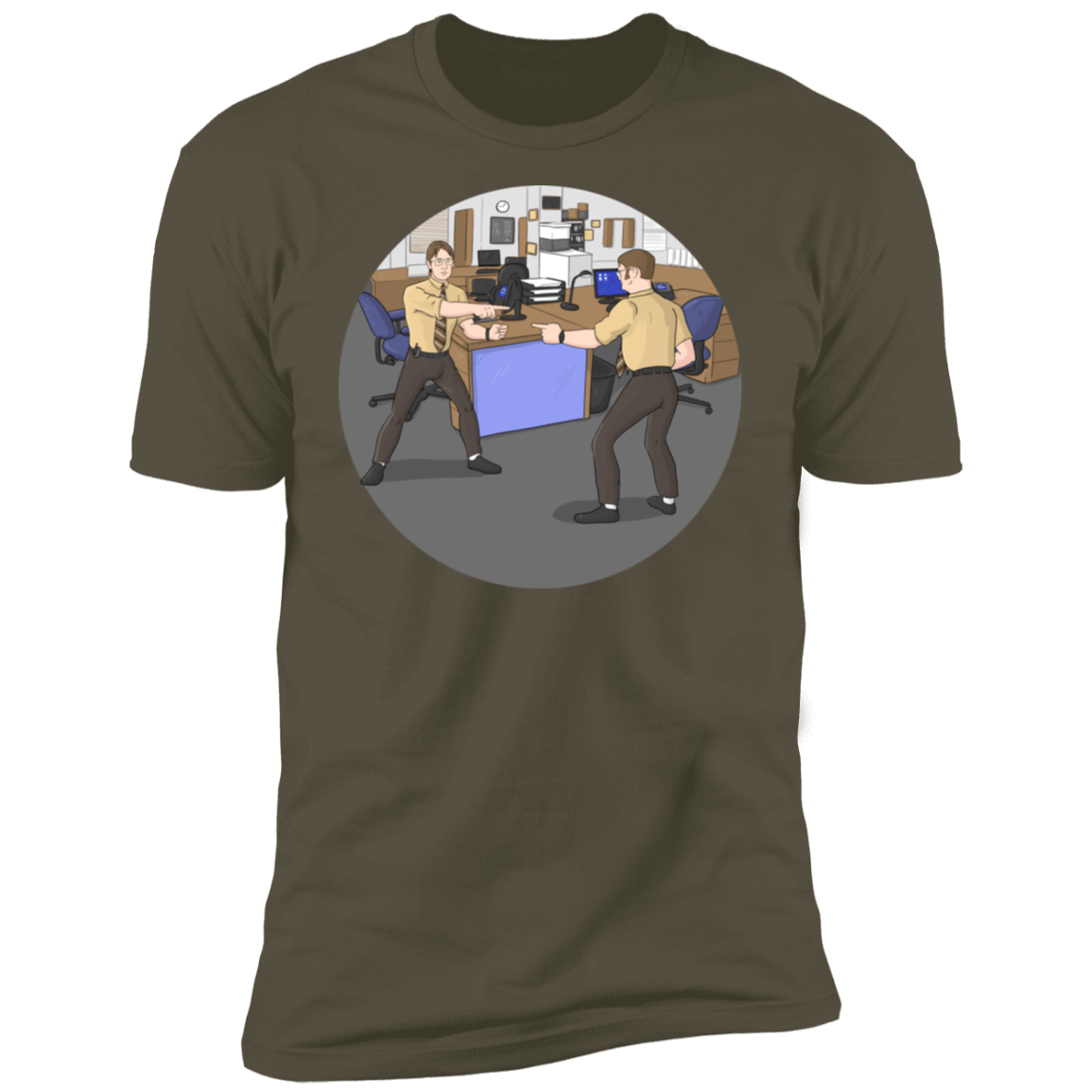 T-Shirts Military Green / S Bears Beets Battlestar Galactica Men's Premium T-Shirt