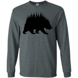 T-Shirts Dark Heather / S Bears Home Men's Long Sleeve T-Shirt