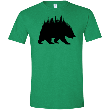 T-Shirts Heather Irish Green / S Bears Home Men's Semi-Fitted Softstyle