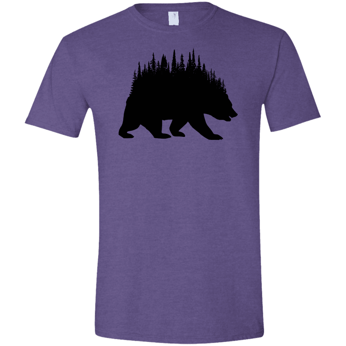 T-Shirts Heather Purple / S Bears Home Men's Semi-Fitted Softstyle