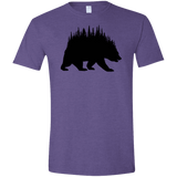 T-Shirts Heather Purple / S Bears Home Men's Semi-Fitted Softstyle
