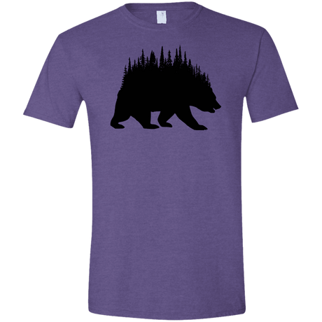T-Shirts Heather Purple / S Bears Home Men's Semi-Fitted Softstyle