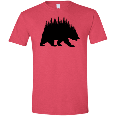 T-Shirts Heather Red / S Bears Home Men's Semi-Fitted Softstyle