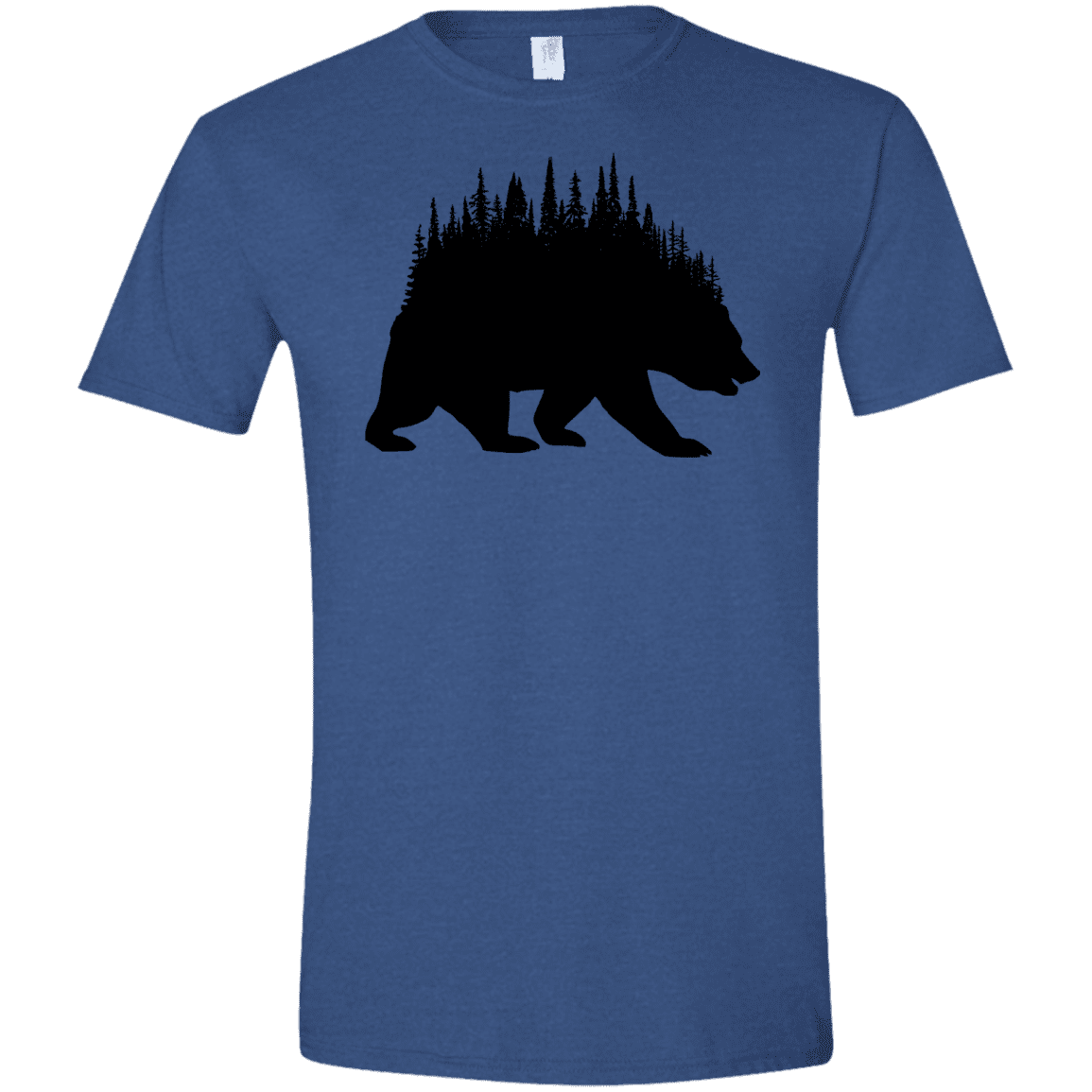 T-Shirts Heather Royal / X-Small Bears Home Men's Semi-Fitted Softstyle