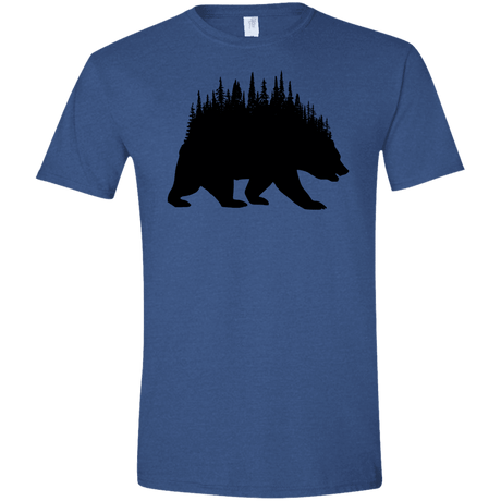 T-Shirts Heather Royal / X-Small Bears Home Men's Semi-Fitted Softstyle