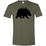 T-Shirts Military Green / S Bears Home Men's Semi-Fitted Softstyle