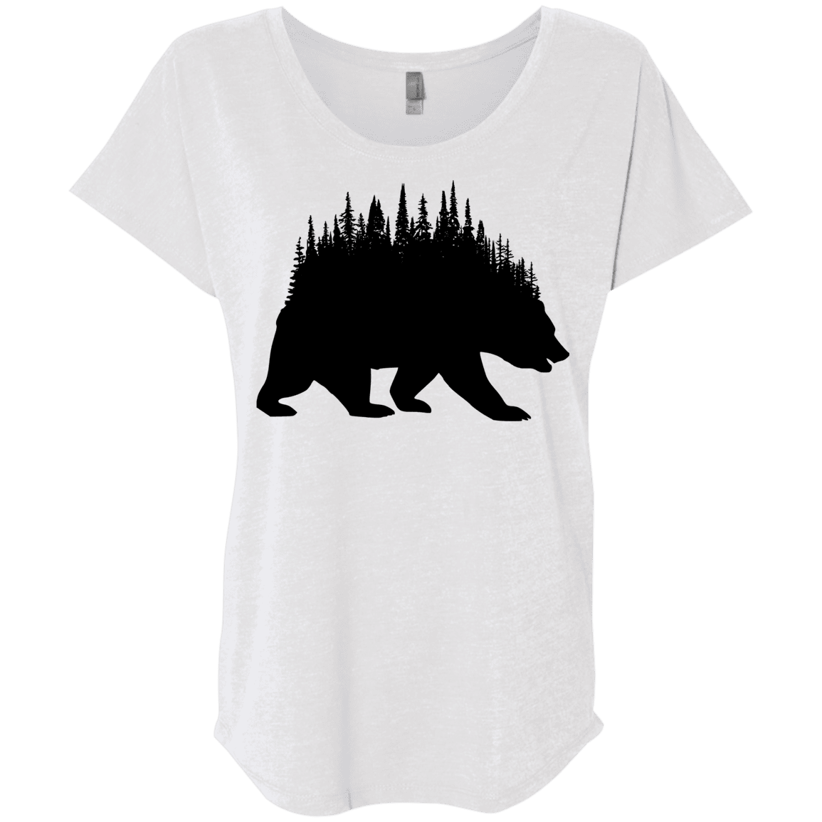 T-Shirts Heather White / X-Small Bears Home Triblend Dolman Sleeve